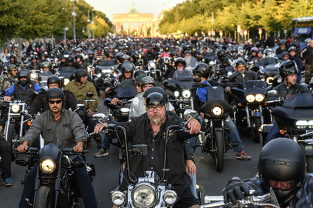 Biker Demo in Berlin