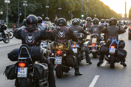 Biker Demo in Berlin