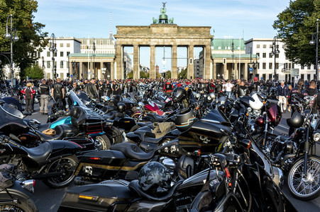 Biker Demo in Berlin