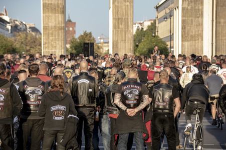 Biker Demo in Berlin
