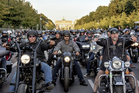 Biker Demo in Berlin