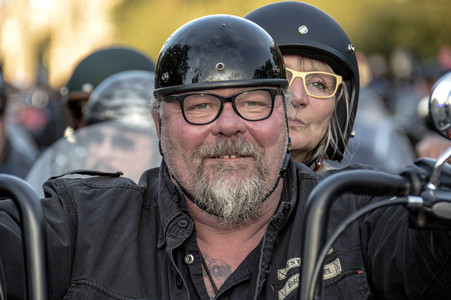 Biker Demo in Berlin