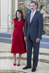 Empfang für das spanische Basketball-Team in Madrid