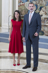 Empfang für das spanische Basketball-Team in Madrid