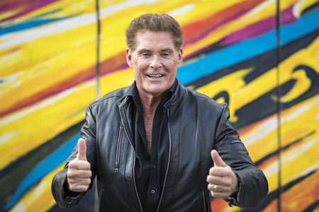 Photocall mit David Hasselhoff in Berlin
