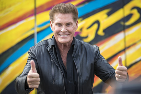 Photocall mit David Hasselhoff in Berlin
