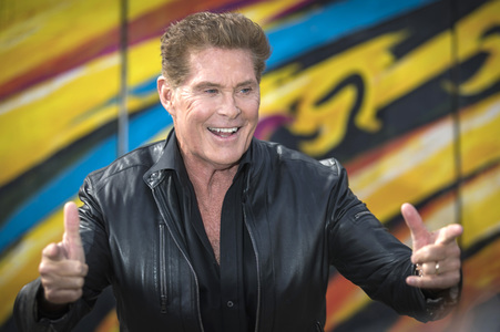 Photocall mit David Hasselhoff in Berlin