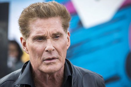 Photocall mit David Hasselhoff in Berlin