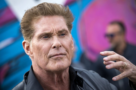 Photocall mit David Hasselhoff in Berlin
