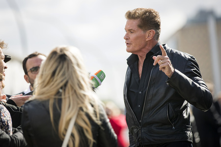 Photocall mit David Hasselhoff in Berlin