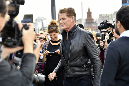 Photocall mit David Hasselhoff in Berlin
