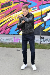 Photocall mit David Hasselhoff in Berlin