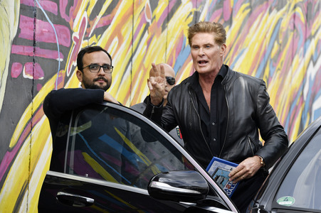 Photocall mit David Hasselhoff in Berlin