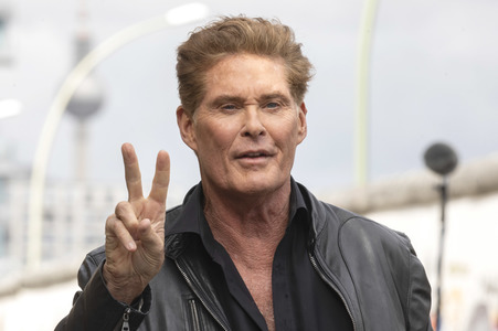 Photocall mit David Hasselhoff in Berlin