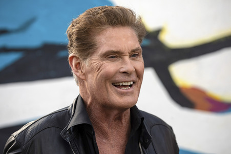 Photocall mit David Hasselhoff in Berlin