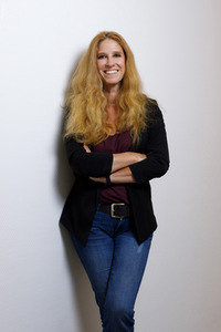 Photoshooting mit Ursula Poznanski in Köln