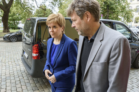 Die Erste Ministerin Schottlands zu Besuch bei Bündnis 90/Die Grünen in Berlin