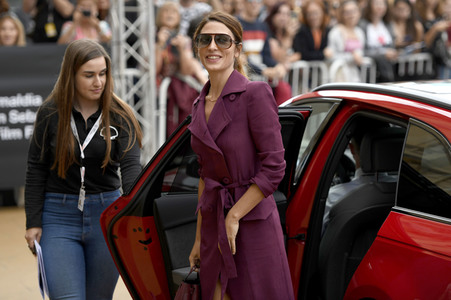Ankunft von Barbara Lennie auf dem San Sebastian Film Festival 2019