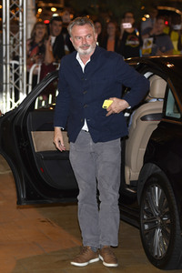 Ankunft von Sam Neill auf dem San Sebastian Film Festival 2019
