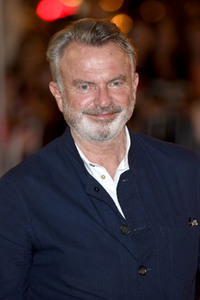 Ankunft von Sam Neill auf dem San Sebastian Film Festival 2019