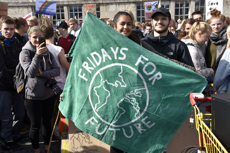 'Fridays for Future' Klimastreik in Darmstadt