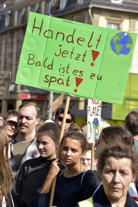 'Fridays for Future' Klimastreik in Darmstadt