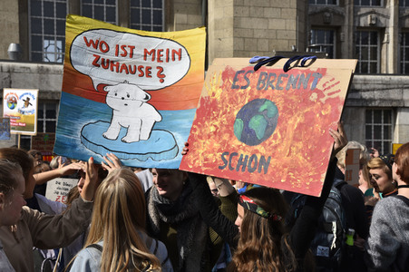 'Fridays for Future' Klimastreik in Darmstadt