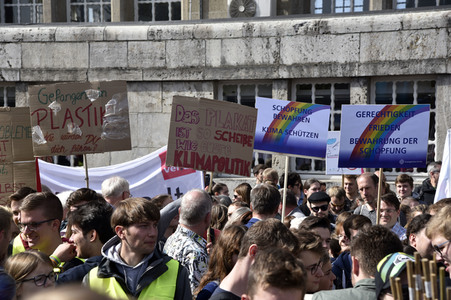 'Fridays for Future' Klimastreik in Darmstadt