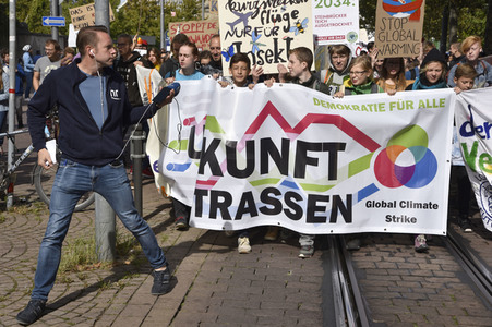 'Fridays for Future' Klimastreik in Darmstadt