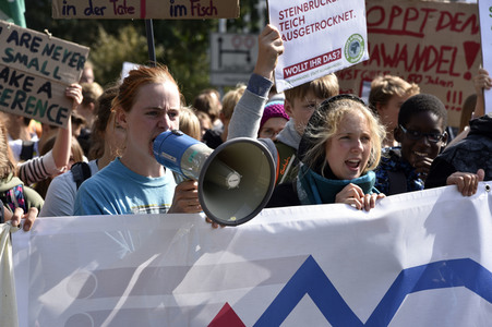 'Fridays for Future' Klimastreik in Darmstadt