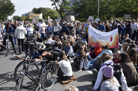 'Fridays for Future' Klimastreik in Darmstadt