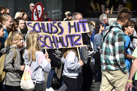 'Fridays for Future' Klimastreik in Darmstadt