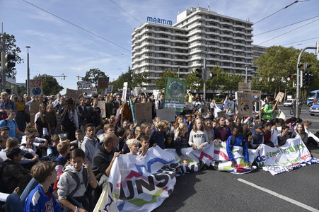 'Fridays for Future' Klimastreik in Darmstadt