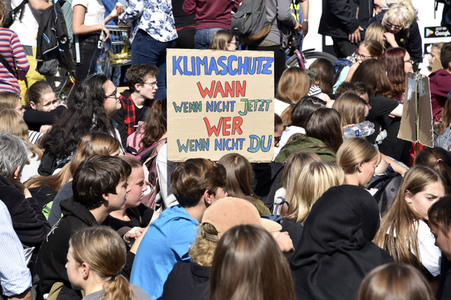 'Fridays for Future' Klimastreik in Darmstadt