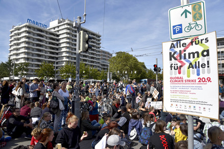 'Fridays for Future' Klimastreik in Darmstadt