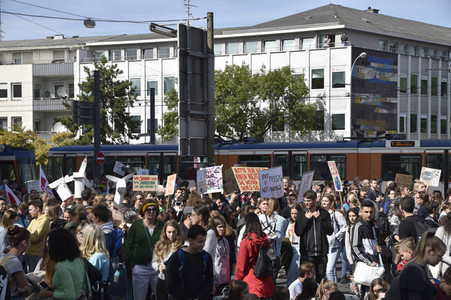 'Fridays for Future' Klimastreik in Darmstadt