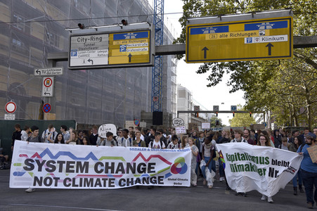 'Fridays for Future' Klimastreik in Darmstadt
