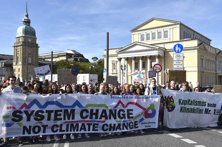 'Fridays for Future' Klimastreik in Darmstadt