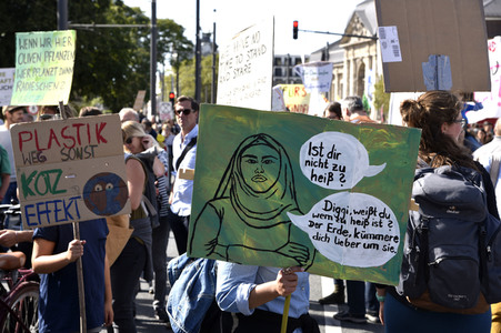 'Fridays for Future' Klimastreik in Darmstadt