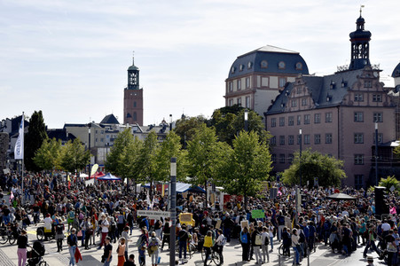 'Fridays for Future' Klimastreik in Darmstadt