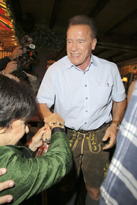 Arnold Schwarzenegger auf dem Oktoberfest 2019 in München