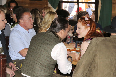 Arnold Schwarzenegger auf dem Oktoberfest 2019 in München