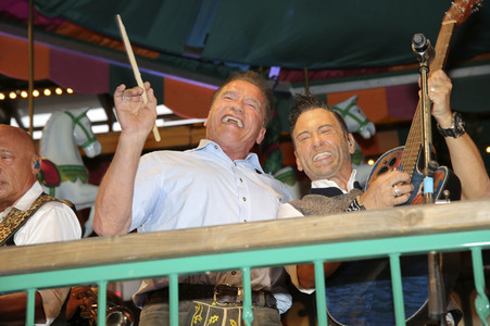 Arnold Schwarzenegger auf dem Oktoberfest 2019 in München