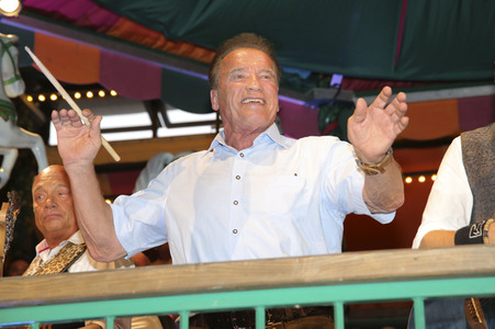 Arnold Schwarzenegger auf dem Oktoberfest 2019 in München