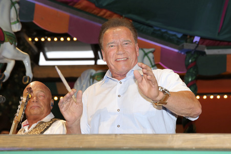 Arnold Schwarzenegger auf dem Oktoberfest 2019 in München
