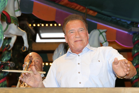 Arnold Schwarzenegger auf dem Oktoberfest 2019 in München