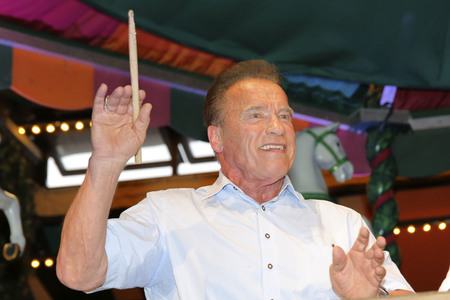 Arnold Schwarzenegger auf dem Oktoberfest 2019 in München