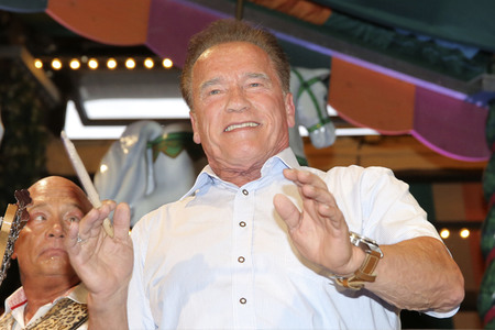 Arnold Schwarzenegger auf dem Oktoberfest 2019 in München