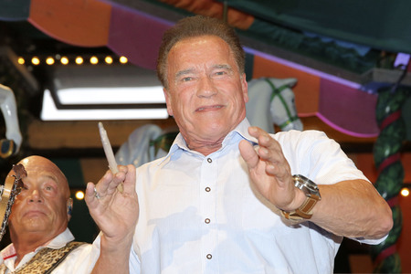 Arnold Schwarzenegger auf dem Oktoberfest 2019 in München