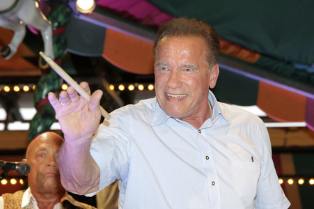 Arnold Schwarzenegger auf dem Oktoberfest 2019 in München